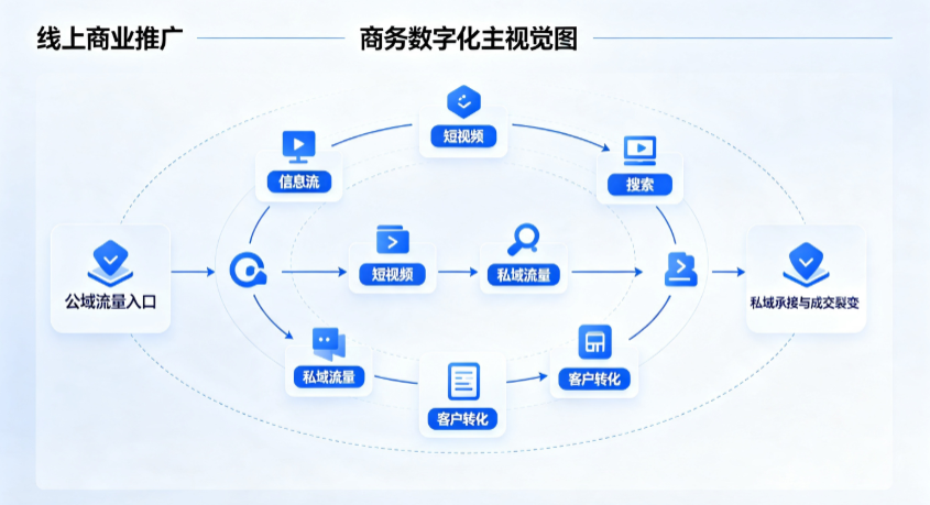 阳江线上商业推广怎么做？全域流量闭环搭建与低成本转化实战指南
